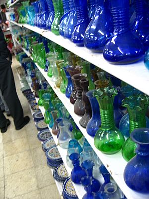 Hebron glass finished products - Joff Williams