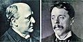 Henry James and Arnold Bennett (collage)