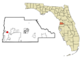 Hernando County Florida Incorporated and Unincorporated areas Weeki Wachee Gardens Highlighted