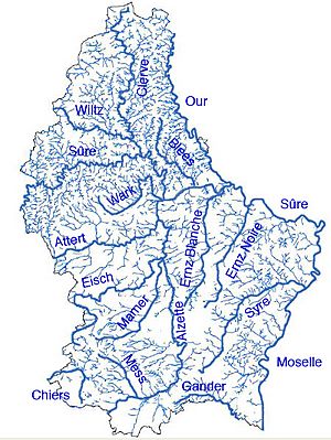 Hydrographie luxembourg