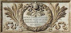 Inscription Ecclesiarum Mater San Giovanni in Laterano 2006-09-07