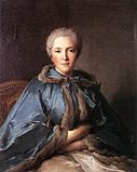 Jean-Marc Nattier, The Comtesse de Tillières (1750; before retouching) - 02