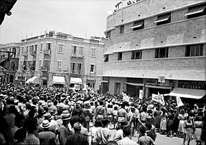 Jewish anti Palestine White Paper demonstrations. 1939. matpc.19619
