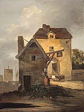 John Crome (1768-1821) - The Bell Inn - NG 2846 - National Galleries of Scotland