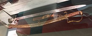 John Eardley Inglis Sword (top) Sir William William's sword (bottem) King's College Library, Halifax, Nova Scotia