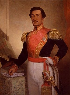 Kamehameha III, portrait at Iolani Palace