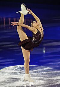 Kaori Sakamoto during the gala at the 2024-25 Grand Prix Final