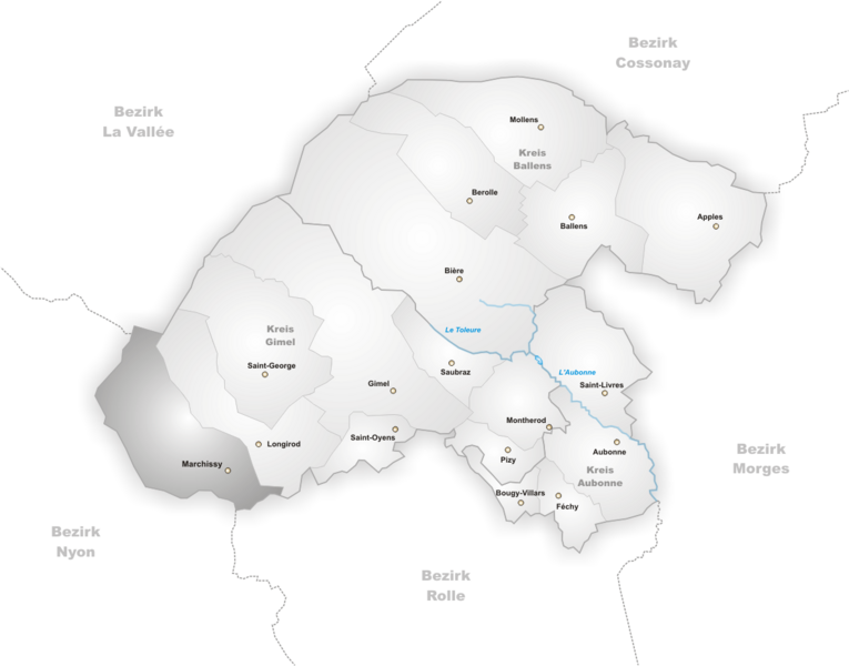 Karte Gemeinde Marchissy