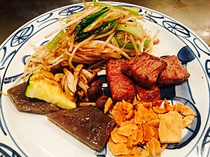 Kobe beef meal served in a steakhouse in Kobe