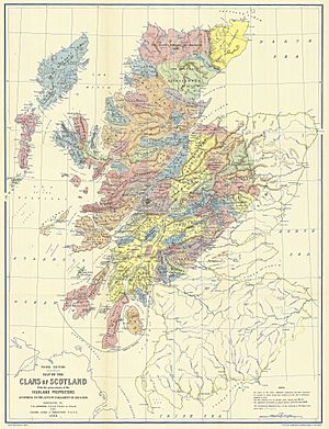 Map of the clans of Scotland (1899, third edition)