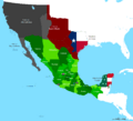 Mapa Mexico 1842