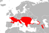 Mapa Zamenis longissimus.png