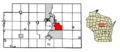 Marathon County Wisconsin Incorporated and Unincorporated areas Weston Highlighted