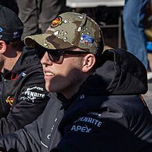 Matt Payne during Driver Signings at Sydney Motorsport Park 2024.jpg