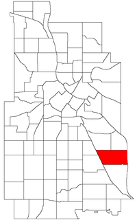Location of Howe within the U.S. city of Minneapolis