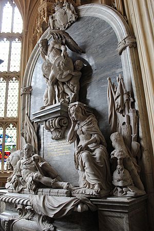 Monument to John Sheffield, Duke of Buckingham, Westminster Abbey 01