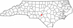 Location of Ashley Heights, North Carolina
