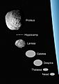 Neptune inner moons size comparison