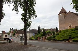 A general view of Paray-le-Frésil