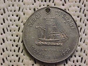 Peggy Stewart medallion obverse