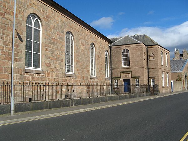 Peterhead Old Parish Church, side view