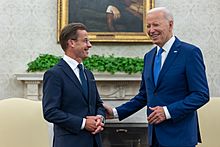 President Biden met with Prime Minister Kristersson of Sweden at the White House before the 2023 Vilnius Summit