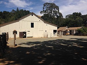 Rancho San Antonio Open Space Preserve - Deer Hollow Farm barn