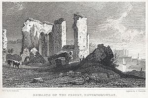 Remains of the Priory, Haverfordwest, Pembrokeshire