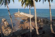 Ross Island, Andamans, Penal Colony harbor
