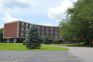 Schwietermann Hall from driveway
