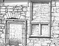 Seagate Castle, window & panneling over entrance doorway