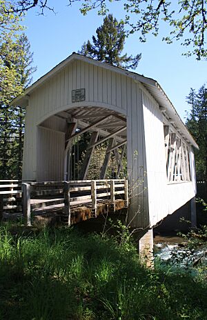 Short Covered Bridge South Santiam River