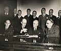 Signature Anglo American loan agreement 1945