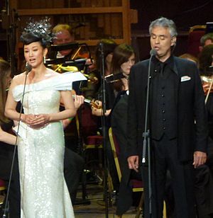Song Bocelli Lang East Meets West (cropped)