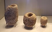 Stone Mortars from Eynan, Natufian period