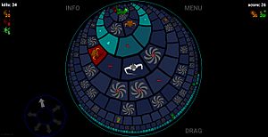 Temple of Cthulhu in the Binary Tiling