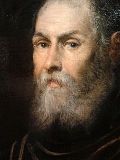 Tintoretto Venetian admiral (detail)