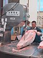 Tsukiji.CuttingFrozenTuna