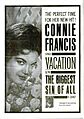Vacation - The Biggest Sin of All - Billboard ad 1962