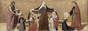 Vierge de miséricorde - Enguerrand Quarton - Musée Condé