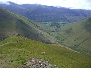 View south from slopes of Knott Rigg
