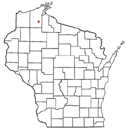 Location of Grandview, Wisconsin