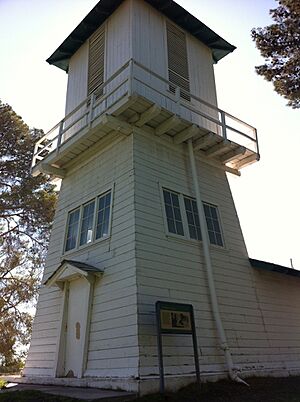 Water tower at Tule Springs Ranch