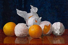 William J. McCloskey (1859–1941), Wrapped Oranges, 1889. Oil on canvas. Amon Carter Museum of American Art