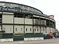 Wrigley Field marquee removed for renovation 01