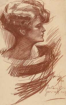 Zelda Fitzgerald (1927 portrait by Harrison Fisher)