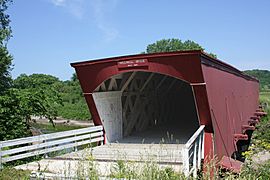 A446, Holliwell Covered Bridge, Madison County, Iowa, USA, 2016