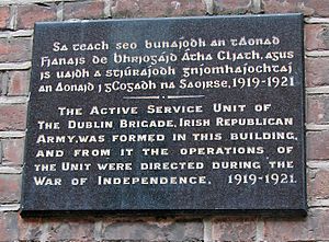 Active service Unite of the Dublin Brigade