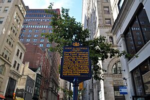 Albert M Greenfield Historical Marker 1315 Walnut St Philadelphia PA (DSC 4462)