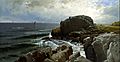 Alfred Thompson Bricher - Castle Rock, Marblehead - Google Art Project